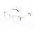 Armação para Óculos de Grau Feminino Gatinho Dourado com Azul - Imagem 2