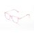 Armação para Óculos de Grau Feminino Acetato Gatinho Rosa Transparente - Imagem 2