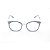 Armação para Óculos de Grau Feminino Oval Gatinho Azul Porcelana - Imagem 1