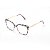 Armação para Óculos de Grau Feminino Quadrado Gatinho com Estampa - Imagem 2
