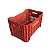 Caixa Agricola Hortifruti Vazada Feira Plastica 49L - Imagem 8