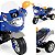 Moto Triciclo Eletrica Infantil Xplast Speed Chopper 6V Azul - Imagem 2