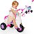 Carrinho de Passeio e Pedal para Bebe Calesita Fantasy Rosa - Imagem 1