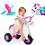 Carrinho de Passeio e Pedal para Bebe Calesita Fantasy Rosa - Imagem 3