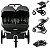 Carrinho de Bebe Gemeos Thule Urban Glide 2 Double Jet Black - Imagem 2