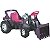 Trator Eletrico Biemme Big Lady Boss 12V com Pa Caçamba Pink - Imagem 2