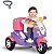 Triciclo de Passeio e Pedal para Bebe Calesita Moto Uno Rosa - Imagem 1