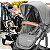 Carrinho de Bebe com Bebe Conforto Prime Baby Tygo 9 Cinza - Imagem 4