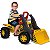 Trator Infantil Pedal Bandeirante Escavadeira com Pa Amarelo - Imagem 1