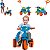 Triciclo Carrinho Passeio e Pedal Bandeirante Velobaby Azul - Imagem 3