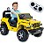 Carro Eletrico Bandeirante Jeep Wrangler Amarelo 12V Controle - Imagem 1