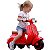 Mini Moto Eletrica Infantil Bandeirante Lambreta 6V Vermelha - Imagem 1