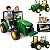 Trator Eletrico Peg Perego John Deere Dual Force 12V 2 Lugares - Imagem 2