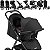 Carrinho de Bebe Compacto com Bebe Conforto Litet Bliss Preto - Imagem 3