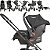Carrinho de Bebe Bebe Conforto Base ISOFIX Kiddo Prima Grafite - Imagem 2