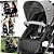 Carrinho de Bebe Bebe Conforto Base Kiddo Prima Melange Grafite - Imagem 3
