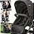 Carrinho de Bebe Bebe Conforto Base Kiddo Prima Melange Preto - Imagem 3