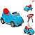 Carrinho de Passeio e Pedal para Bebe Calesita Fouks Azul 30kg - Imagem 2