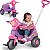 Triciclo de Passeio e Pedal para Bebe Calesita Velocita Lilas - Imagem 1