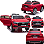 Carro Eletrico Belfix Audi Q8 12V com Controle Remoto Vermelho - Imagem 2