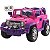 Carro Eletrico Belfix Jipe Rali Pink 12V Controle Remoto - Imagem 1