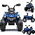 Quadriciclo Eletrico Infantil Belfix Cross Country ATV 12V Azul - Imagem 2