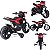 Moto Eletrica Infantil BangToys Big Trail Sport 6V Vermelha - Imagem 2