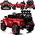 Carro Eletrico Jeep Fulltime 4WD Off Road Vermelho 12V Controle - Imagem 3