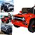 Carro Eletrico Jeep Tank XYS 12V com Controle Remoto Vermelho - Imagem 4