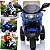 Triciclo Moto Eletrica Infantil Shiny Toys K1300 GS 12V Azul - Imagem 4