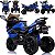 Triciclo Moto Eletrica Infantil Shiny Toys K1300 GS 12V Azul - Imagem 3