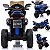 Triciclo Moto Eletrica Infantil Shiny Toys K1300 GS 12V Azul - Imagem 2