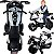 Moto Eletrica Infantil Shiny Toys BMW K1300 S 12V Branca - Imagem 2