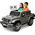 Carro Eletrico Jeep Rubicon Gladiator 12V com Controle Cinza - Imagem 1