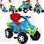 Carrinho de Passeio e Pedal Bebe Bandeirante Smart Quad Azul - Imagem 3