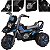Moto Triciclo Eletrico Infantil Biemme Fox Dark Azul 6V - Imagem 2