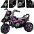 Moto Triciclo Eletrico Infantil Biemme Fox Dark Rosa 6V - Imagem 3