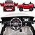 Carro Eletrico Bandeirante Toyota Hilux Vermelha 12V Controle - Imagem 3