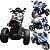 Moto Eletrica Infantil Shiny Toys Aprilia Racing 12V Dark Navy - Imagem 2