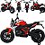 Moto Eletrica Infantil Shiny Toys Ducati Monster 12V Vermelha - Imagem 3