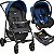 Carrinho de Bebe Bebe Conforto Base Burigotto Ecco CZ Azul - Imagem 1