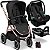 Carrinho com Bebe Conforto Base ISOFIX ABC Design Samba Rose - Imagem 1