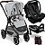 Carrinho com Bebe Conforto Base ISOFIX ABC Design Samba Mineral - Imagem 1