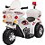 Mini Moto Eletrica Infantil Zippy Toys com Bau 6V Branco - Imagem 1