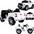 Carro Eletrico Zippy Toys Toyota Tundra 12V Controle Branco - Imagem 2
