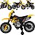 Moto Eletrica Infantil Belfix Motocross Action Show 6V Amarelo - Imagem 3