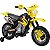 Moto Eletrica Infantil Belfix Motocross Action Show 6V Amarelo - Imagem 1