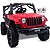 Carro Eletrico Bang Toys Jeep UTV MX 12V Controle Vermelho - Imagem 1