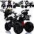 Moto Triciclo Eletrico Infantil Shiny Toys K1300 GS 12V Branca - Imagem 3