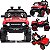 Carro Eletrico Jeep ATV One Super 4x4 12V Controle Vermelho - Imagem 2